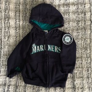 EUC Seattle Mariners Zip Up Hoodie